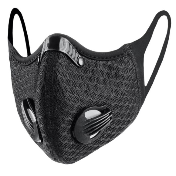 Unisex Reusable Sport Face Mask with respirators - Picture 1 of 12